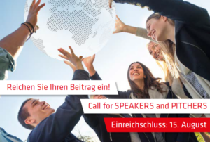 Reichen Sie ihren Beitrag ein! Call for Speakers and Pitchers Einreichschluss: 15. August